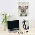 thumbnail image 7 of WFSposter Retro Koala Canvas Wall Art Country Animal Printing Funny Koala with Garland Wall Décor Rustic Home Artwork for Nursery Decor Bathroom Kitchen Kid's Room Decoration 12x16inch, 7 of 7
