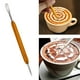 thumbnail image 4 of Pluma para arte en café, Pluma para decorar café capuchino, espresso y latte, 304 Oro, 4 of 9