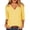 Yellow, variant on Kezqiaxn Womens Tops Summer Checkered Short Sleeve V-Neck Yoga Y2K Shirts Blouses for Women Dressy Casual Fashion Clothing