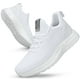 thumbnail image 1 of Zapatillas Feethit para mujer, tenis y correr, zapatillas ligeras e informales para viajes, gimnasio, trabajo, camarera, enfermera, color blanco claro, 9, 1 of 7