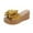 Yellow, variant on VerPetridure Wedge Sandals for Women Women Bowknot Beach Summer Slippers Platform Slope Heels Plus Size Shose