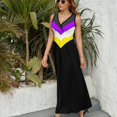 thumbnail image 2 of Robe Sans Manches Nonbinaire Robes de Luxe Robe Élégante, 2 of 4