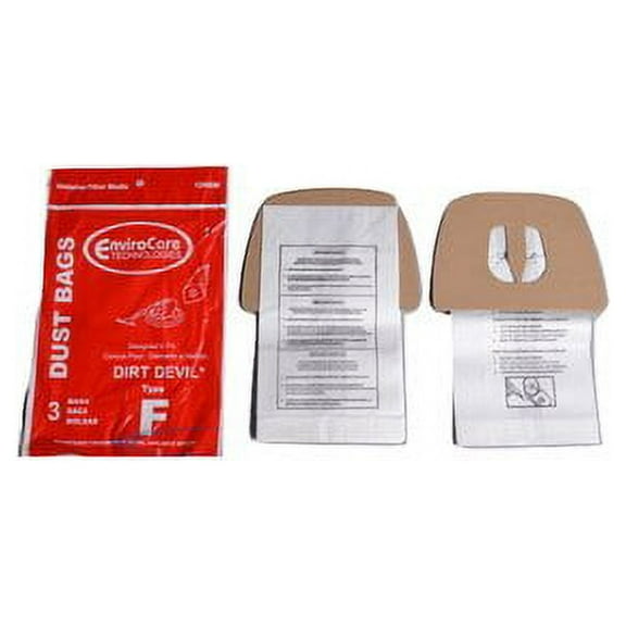 Dirt Devil Royal Can Vac Type F Paper Bag 3 Pk - 124SW