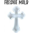 thumbnail image 2 of Cross Orthodox Catholic Car Freshie Silicone Mold 4.25 x 2.6 x 0.8 inches Budded Cross Jesus Christian Religious for Scented Aroma Beads Oven Safe Bake up to 450 F Blessed, 2 of 6