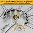 thumbnail image 3 of Juego de llaves GRENPRO Flex-Head Ratcheting, 23 piezas, métricas y SAE, 3 of 7