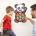 thumbnail image 2 of Cartoon Dart Board Games For Kids Board Games Reusable Children Kit With 3 Sticky Balls And Hook Classic Toys Set For Children Kid Type 1, 2 of 9