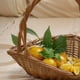 thumbnail image 5 of ¡Liquidación de estuches de almacenamiento! Cesta de flores Dusknt, de paja tejida a mano, de ratán y mimbre, para arreglos florales, cesta portátil pequeña para guardar textiles del hogar. Cesta, 5 of 5
