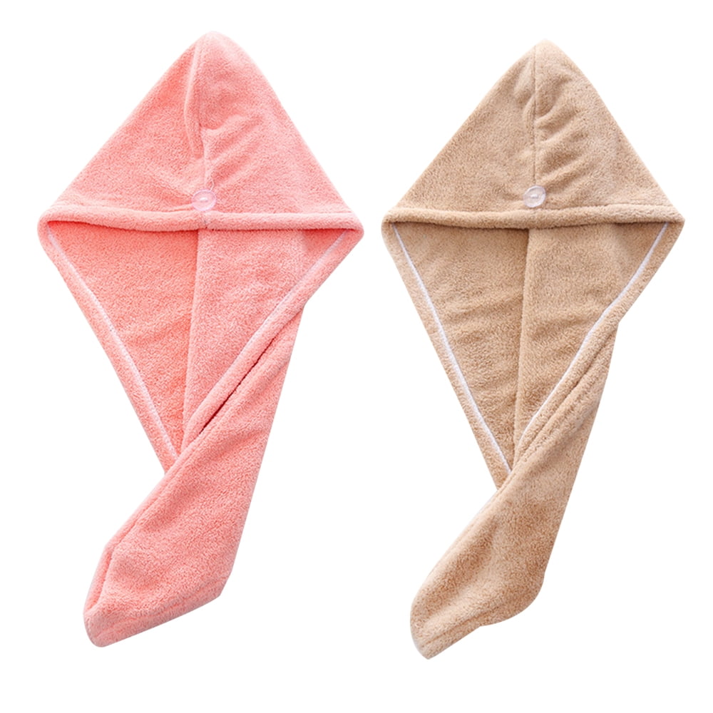 2 Pack Hair Towel Wrap, Hair Turbans for Wet Hair, Drying Hair Wrap