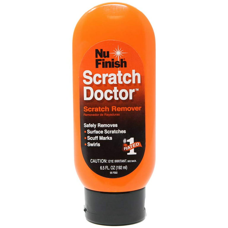 2 ~Nu Finish Scratch Doctor Clear Coat Scratch Swirl Marks & Haze Remover  6.5 oz