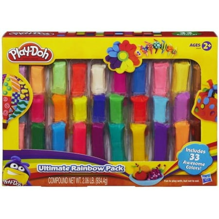 Play-Doh Ultimate Rainbow Pack with 33 Colors of Dough - Walmart.com