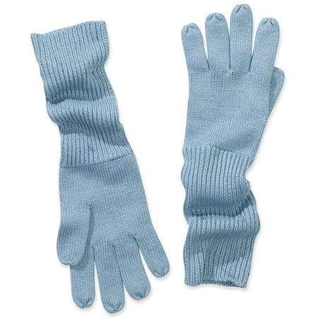Extra-Long Bamboo-Wool Blend Gloves