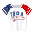 thumbnail image 3 of FUZHIQ Girls 4th of July Shirt Kids USA Shirts American Flag Tshirt Girls Boys Patriotic T Shirt Independence Day Tee Tops, 3 of 3