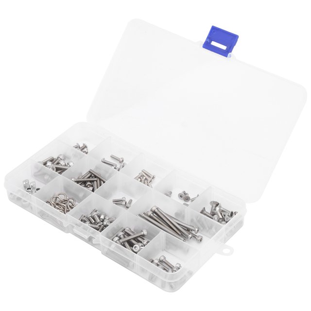 Kit De Tornillos RC, Accesorio RC, 205 Piezas, Práctico, Resistente Y Duradero Con Caja De Almacenamiento Para El Hogar Para Hombres Y Niños Para Coche De Control Remoto Para Kit Ccdes Otros