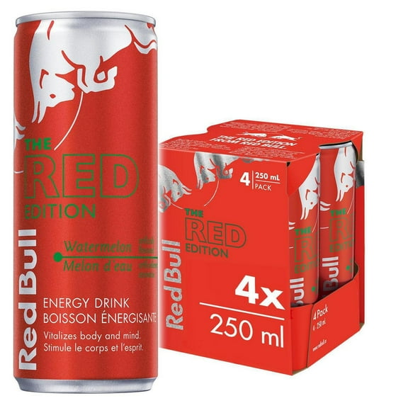 Red Bull Energy Drink, Watermelon4X250ML