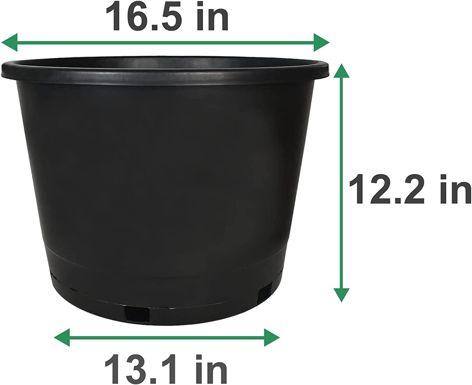 1/2/3/5/7/10/15gallon Heavy Duty Large Premium Nursery Pot Root Garden Container