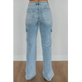 thumbnail image 6 of Leigh Risen Cargo Jeans - Light Wash, 6 of 6