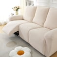 thumbnail image 1 of Xiao Hua Conjunto de sofá universal con todo incluido, conjunto de sofá elástico beige, conjunto de sillones jacquard, conjunto de protección para sofá de salón de 3 plazas, 1 of 4