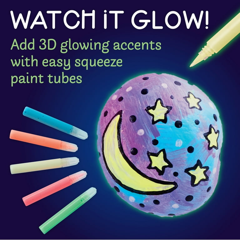 Creativity for Kids Glow in the Dark Rock Painting Kit - Child