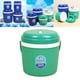 thumbnail image 4 of aislado de doble pared para coche con tapa, enfriador de cubitos de a prueba de frío y calor para alimentos 4.5L verde, 4 of 9