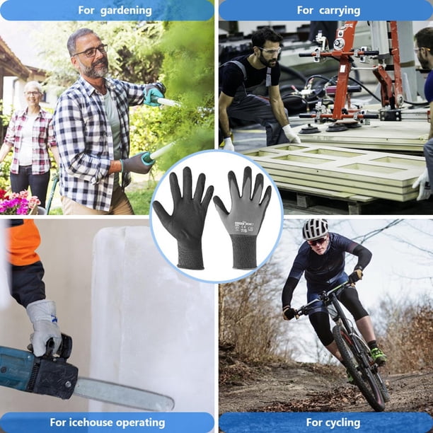 Guantes Resistentes A Cortes, Guantes De Trabajo HPPE De Protección Mecánica De Nivel Superior, Resistencia Al Deslizamiento Para Trabajos Con Aceite