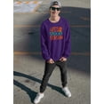 thumbnail image 2 of It's Spooky Season Sweatshirt Men -Image by Shutterstock, Male Small, 2 of 4
