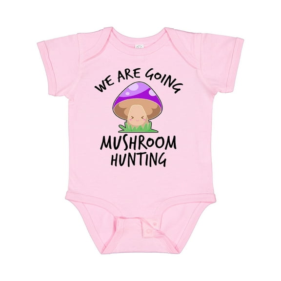 Inktastic We Are Going Mushroom Hunting Boys or Girls Baby Bodysuit