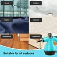 thumbnail image 7 of Comforday Multi-Purpose Handheld Pressurized Steam Cleaner, 1050W, with 9 Accessories for Stain Removal, Curtains, Car Seats, Floors, Bathroom, Window Cleaning (Light Blue), 7 of 7