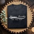 thumbnail image 4 of Jollimate Custom Your Text Shirt, Tshirt Gift For Him, Custom Est Tshirt, Personalized Gift Tshirt, 4 of 6