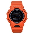 thumbnail image 1 of Casio G-Shock Digital Bio-Based Orange Resin Strap Black Dial Quartz GD-010-4 200M Men's Watch, 1 of 1