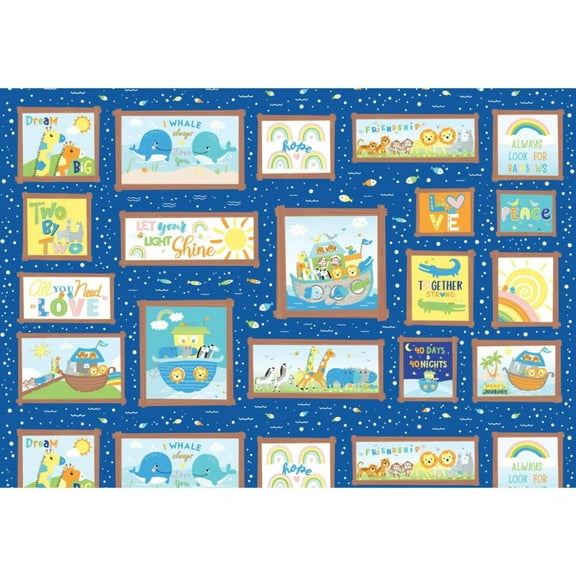 Noah's Journey Noah's Journey Boxes Cotton Fabric