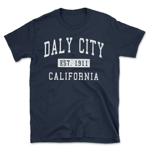 Daly City California Classic Established Men's Cotton T-Shirt