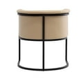 thumbnail image 6 of Manhattan Comfort Cosmopolitan Faux Leather Dining Chair in Tan (Set of 2), 6 of 6
