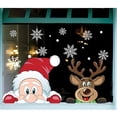 thumbnail image 1 of Christmas Removable Window Stickers Xmas Santa Art Decal Wall Home Shop Decor, 1 of 5
