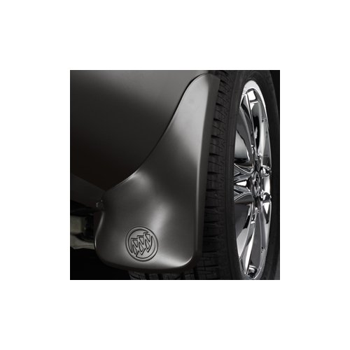 GM 22935682 Rear Molded Splash Guards Buick Enclave Carbon Black
