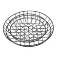 thumbnail image 2 of Cesta para freír, 2 piezas de acero inoxidable para freír Cesta para freír de acero inoxidable Cesta para verduras para freír Máxima comodidad, 2 of 8