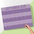 thumbnail image 4 of July 2019 - June 2020 Color Stripes Large Desk Pad Monthly Calendar, 4 of 4