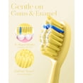 thumbnail image 4 of MySmile DY156 Sonic Electric Toothbrush for Adults, 45000 VPM Powered Toothbrush Rechargeable, IPX7 Waterproof, 5 Modes, 2 Mins Smart Timer, 60 Day Battery Life, 3 Tooth Brush Heads, Yellow, 4 of 10