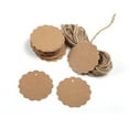 thumbnail image 5 of Raindrops  500 PCS Round Card Bookmark Baking Dessert Tags Hanging Decoration, 5 of 8