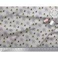 thumbnail image 2 of Soimoi Gray Cotton Voile Fabric Web & Spider Insects Decor Fabric Printed Yard 42 Inch Wide, 2 of 3