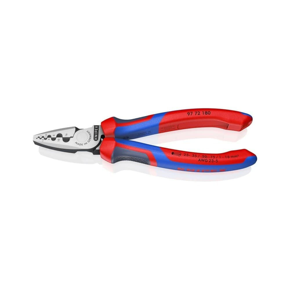 Knipex 7 1/4" Crimping Pliers for Wire Ferrules