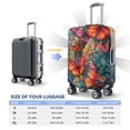 thumbnail image 4 of Susaid Butterflies On Rocky Cliff Print Elastic Washable Suitcase Cover with Hidden Zipper, Fits 18-32 Inch Luggage for Protection During Travel-X-Large, 4 of 7