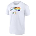 thumbnail image 2 of Men's White Phoenix Suns Pride T-Shirt, 2 of 3