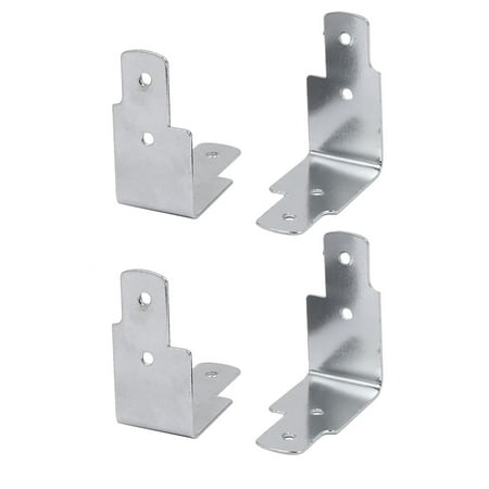 cabinet corner metal 4pcs protectors edge wooden covers case box walmart