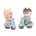thumbnail image 3 of de 2 para Parejas de Ancianos, Decoración de Microadornos Paisajísticos Gloria Figura pareja en miniatura, 3 of 9