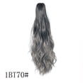 thumbnail image 2 of QUYUON Extensions de Cheveux à Clip Droit pour Femmes Perruques Longues Aspect Naturel Postiche pour Femmes Extensions de Queue de Cheval Clips Synthétiques Type de Cheveux Q1097, 2 of 2