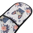 thumbnail image 2 of Dailycode Double Sided Oven Mitt with Loop Heat Resistant Kitchen Long Potholders 7" x 35" Cartoon French Bulldog Face, 2 of 6