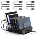 thumbnail image 1 of Estación de carga COSOOS Fast PD USB-C 81W de 6 puertos para iPhone, 1 of 9