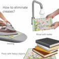 thumbnail image 4 of Placemats Set of 6, Happy Easter Bunny Woven Placemat, Linen Place Mats for Kitchen/Dining Tables, Spring Floral Burlap Sage Green Plaid Washable Table Mats for Party, 4 of 8