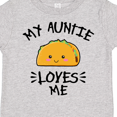 thumbnail image 4 of Inktastic My Auntie Loves Me with Taco Illustration Boys or Girls Toddler T-Shirt, 4 of 5