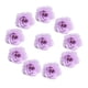 thumbnail image 2 of 10x Rosa Artificial Cabezas De Flores Adornos Nupcial Boda Ramo Decoración 4 Cm Púrpura, 2 of 8